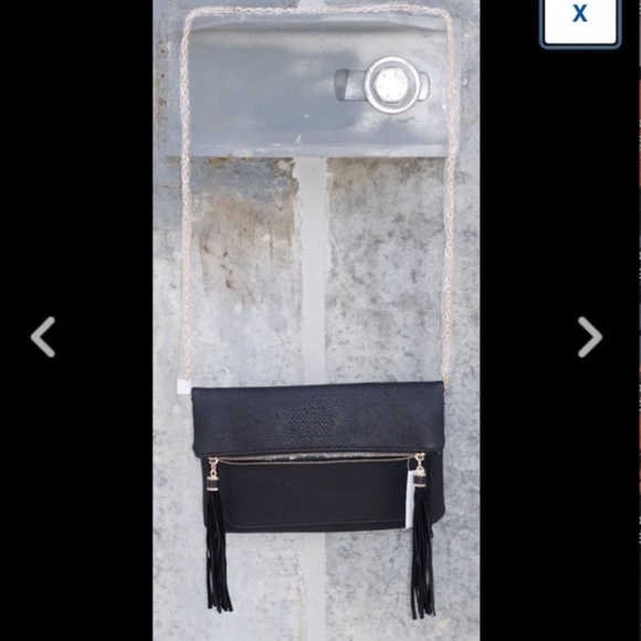 Moda Luxe Handbags - NEW Moda Luxe Vegan Leather Tassel Crossbody